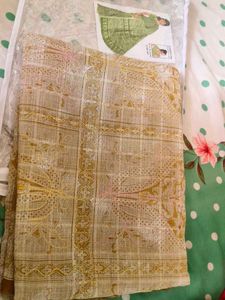 Designer saree 2 colour