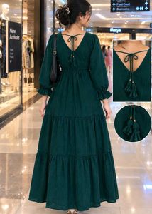 Elegant Teal Maxi Dress