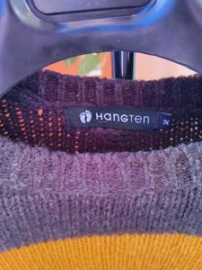 Korean Striped Knit Pullover Sweater (Unisex)