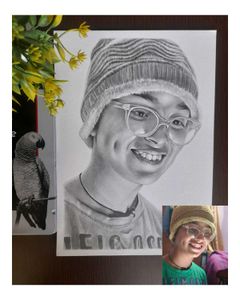 Handmade Pencil Sketch Portrait