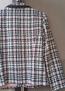 Jessica Howard Pink Plaid Blazer