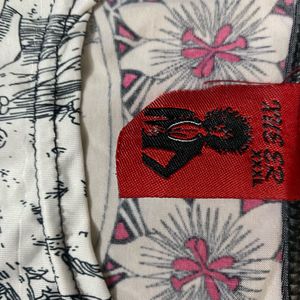 Unique Graphic Print Tunic Top