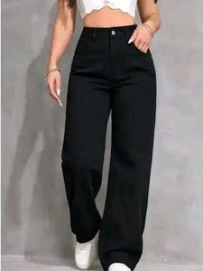 Black Wide Leg Jeans