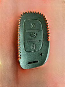 Premium Leather Hyundai Key Fob Cover