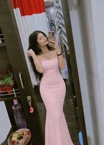 Elegant Pink Maxi Dress