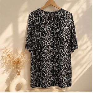 Leopard Print Casual Top