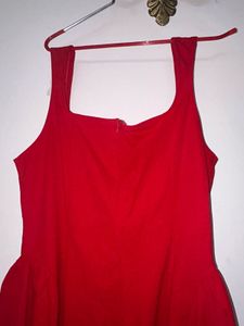Savana Red Dress - Short dres