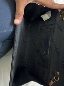 Sparkly Black Clutch Bag