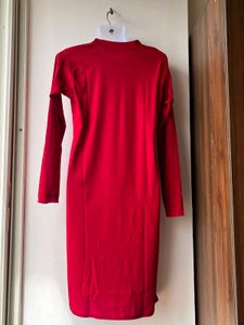 Red Long Sleeve dress