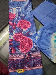 Beautiful Blue Floral Kurta Set