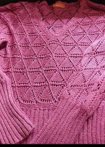 Pink Knit Sweater