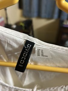 White Ruffle Sheer Dress