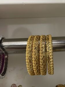 Set of 4 Gold Bangles