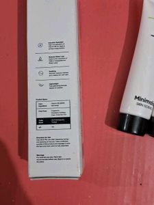Minimilst face moisturizer