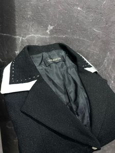 Midnight Elegance Coat Dress