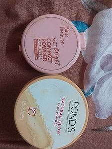 Pond's face powder and Blue heaven compact