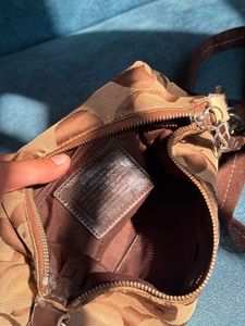 Coach Monogram Shoulder Bag