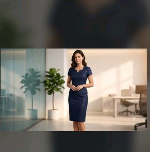 Sparkly Peplum Top and skirt