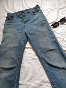 Straight fit denim jeans
