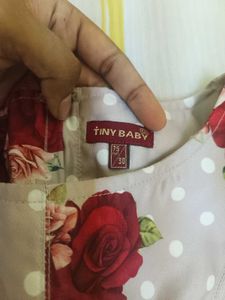 Vintage Rose Print Fit &amp; Flare mini Dress