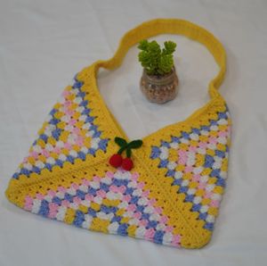 Crocheted Cherry Bag
