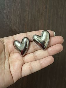 Shiny Heart Shaped Earrings