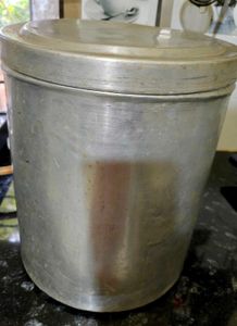 Vintage three Aluminum Storage