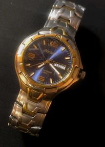 Armitron 2005 Two-Tone Watch Working Imported