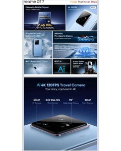 Realme GT 7 Smartphone - Like New