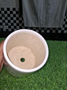 White Ceramic Planter Pot