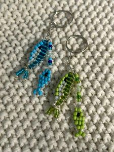 Beaded Dragonfly Charm🩵