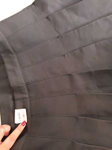 URBANIC Pleated Black Mini Skirt