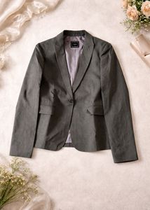Classic Grey Blazer for Women