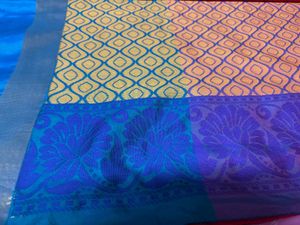 Vibrant Silk Saree with Intricate Weave