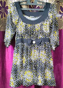 Chic Printed Tunic with kurtis