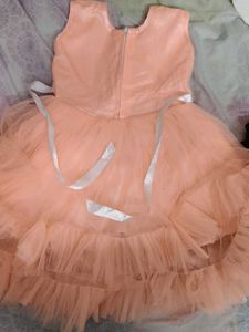 Cute Peach Party frock