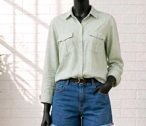 Casual Long Sleeve Button-Up Shirt
