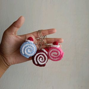 Crocheted Keychain ( Pack of any one)
