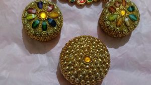 Decorative Pooja Thali Set