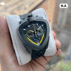 Lamborghini luxury chronograph watch with unique s