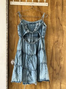 Cute Denim Tiered Sundress