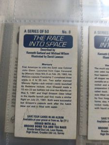 Vintage Space Trading Cards