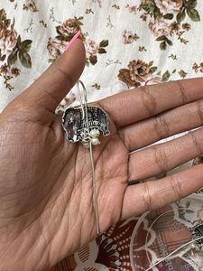 Boho Elephant Ear Cuff Climber Earrings
