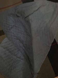 Gray Studded Scarf