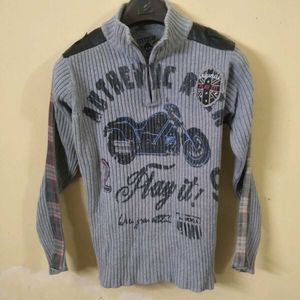 Graphic Knit Sweater for kids