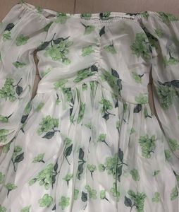 Chic Off-Shoulder Floral Dress