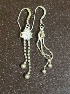 Pure Silver Mismatched Earrings