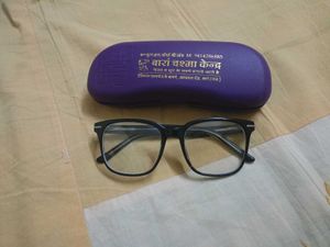 Stylish Black Eyeglasses with Case