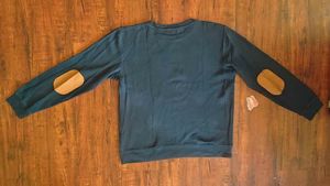 Men's Textured Teal Sweatshirt