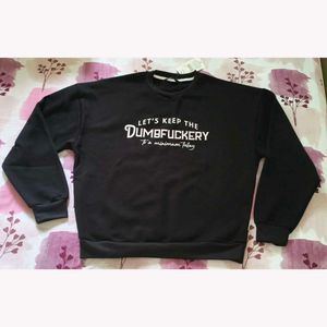 Graphic Print Crewneck Sweatshirt